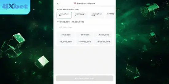 Quy trình nhận khuyến mãi 8xbet tặng tiền nạp đầu