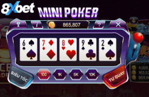 Tham gia nổ hũ Mini Poker dễ dàng với luật chơi đơn giản